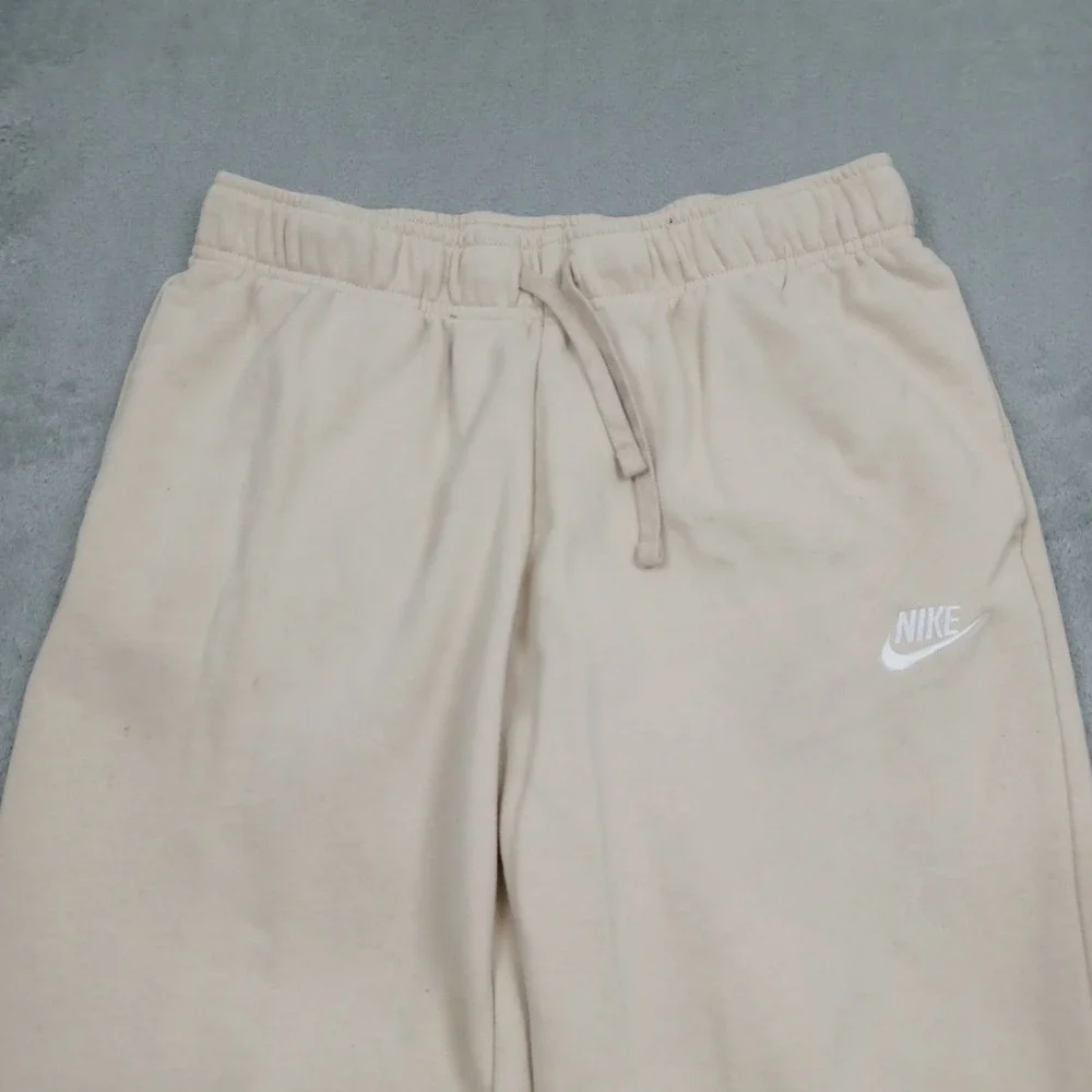Nike Joggers Womens Medium Brown Fleece Activewear Casual Drawstring